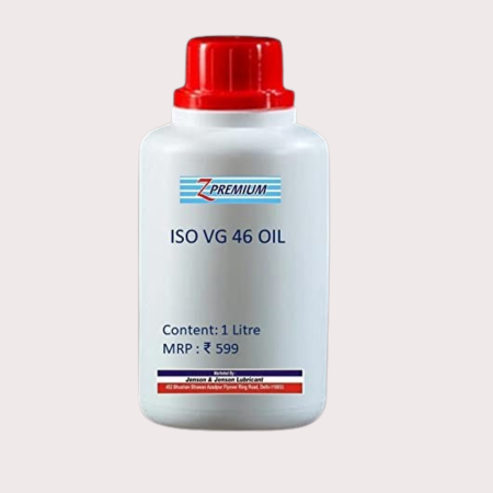 ZPremium Industrial Lubricantion Oil For Hydraulic Systems, Gearboxes And Gear, Bearings And Circulating Systems, Pumps And Industrial Machinery (Iso Vg 46) - 1 Lit